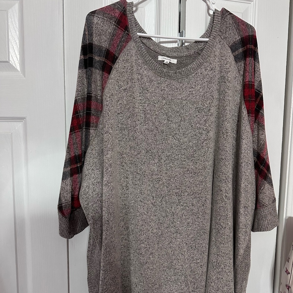 Maurices Heather Gray Knit Sweater